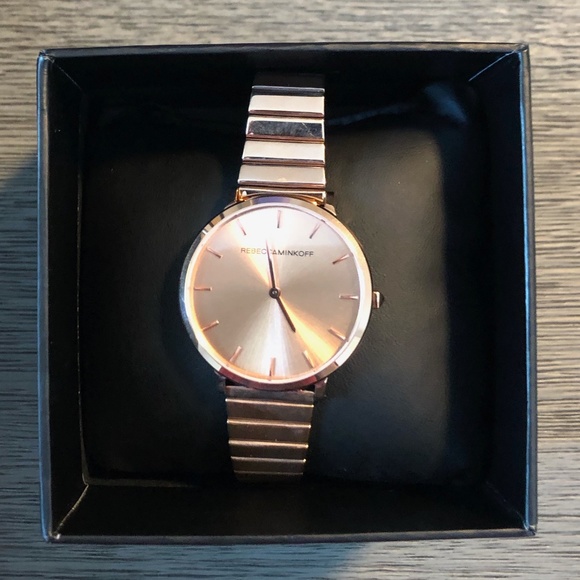 Rose Gold Rebecca Minkoff Watch display picture 1